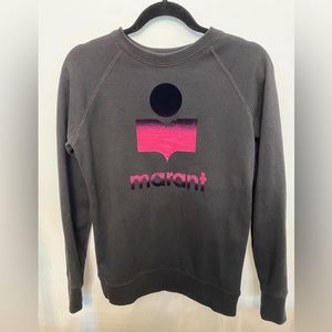 Isabel Marant Etoile Milly Sweatshirt, Faded Black